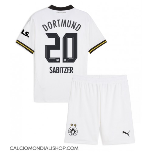 Maglie da calcio Borussia Dortmund Marcel Sabitzer #20 Terza Maglia Bambino 2024-25 Manica Corta (+ Pantaloni corti)